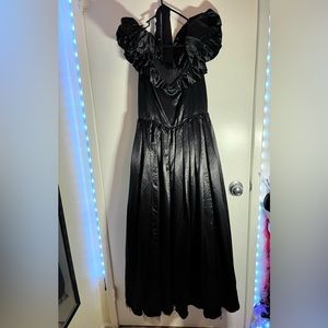 Black Vintage handmade dress